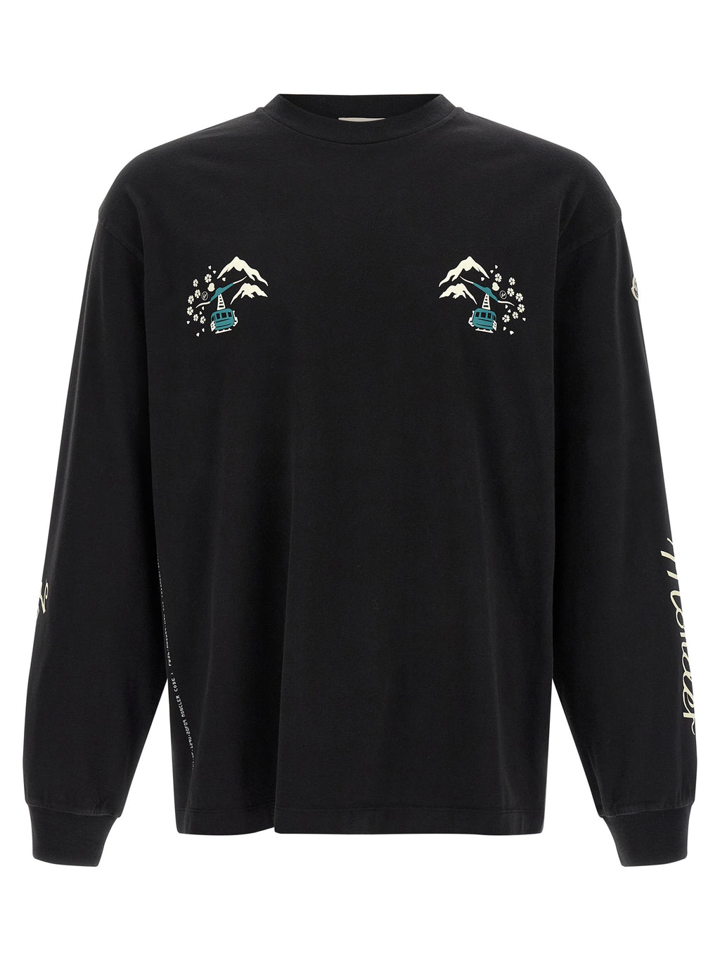 MONCLER GENIUS Black Cotton T-Shirt