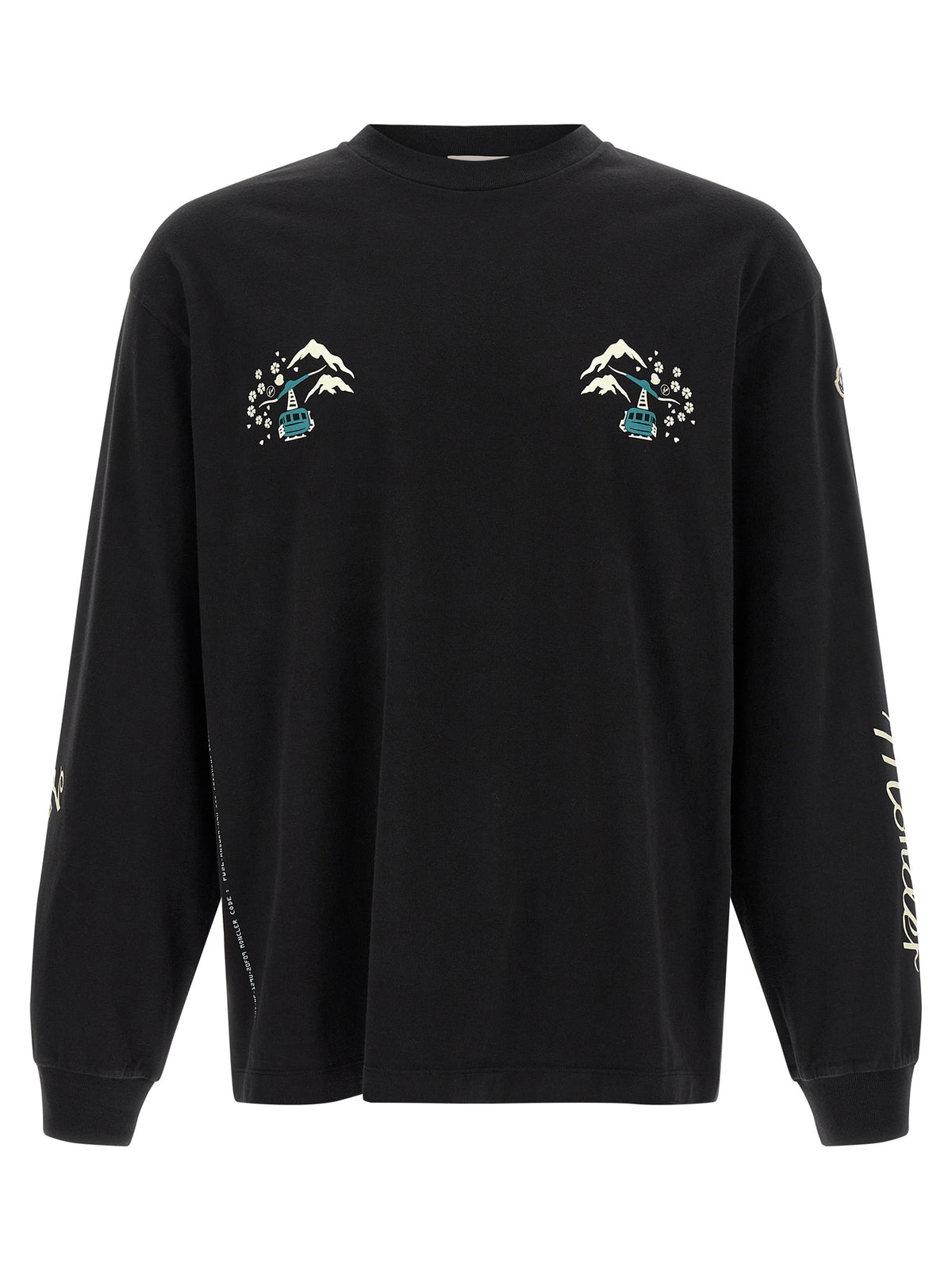 MONCLER GENIUS Black Cotton T-Shirt