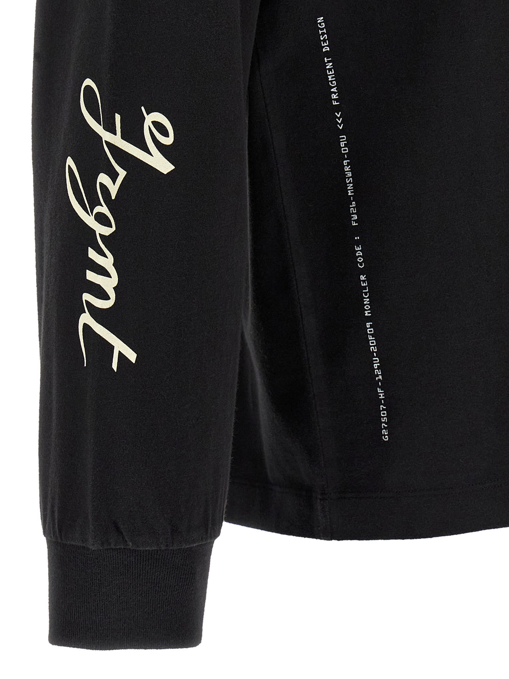 MONCLER GENIUS Black Cotton T-Shirt