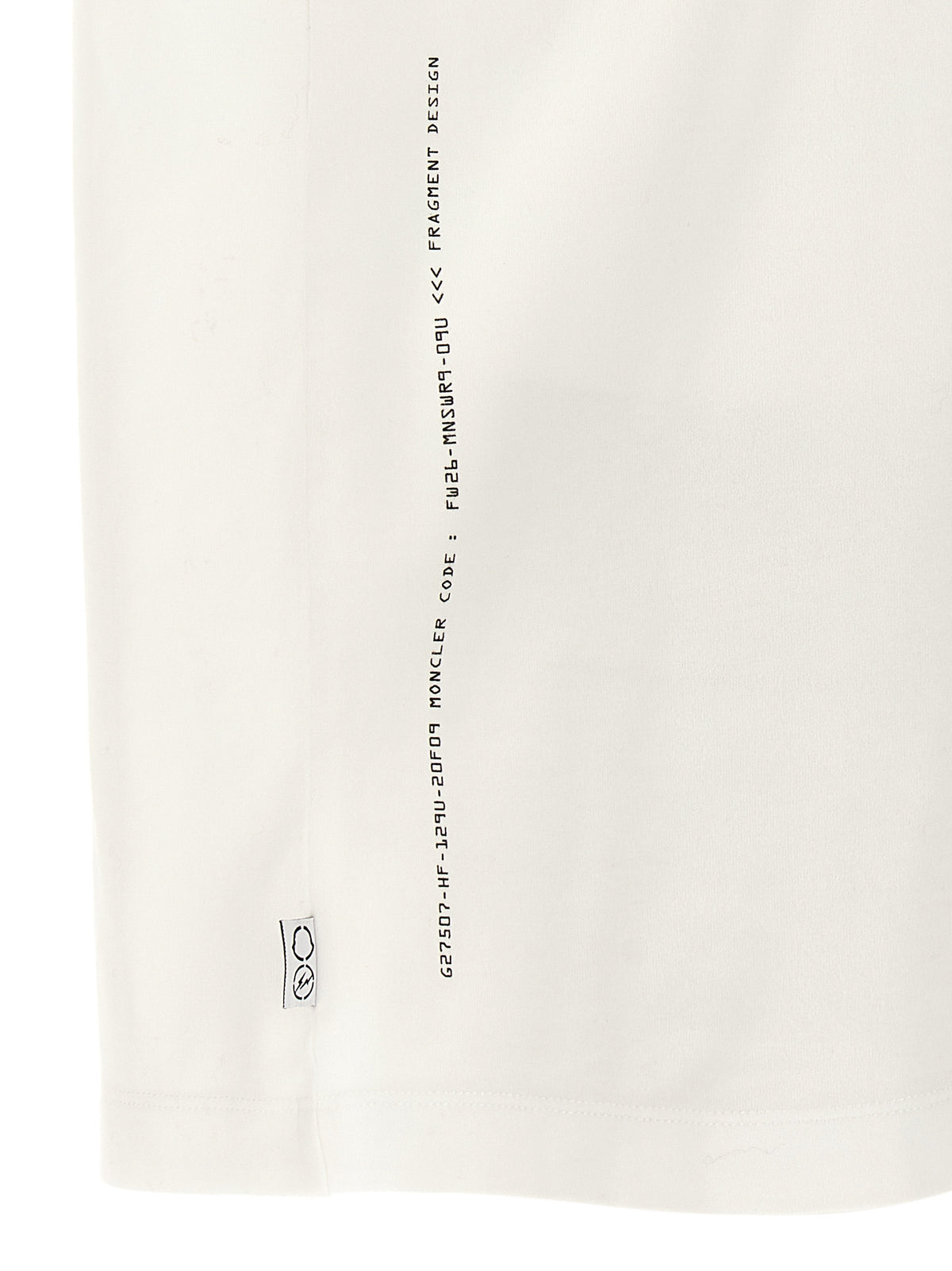 MONCLER GENIUS White Cotton T-Shirt