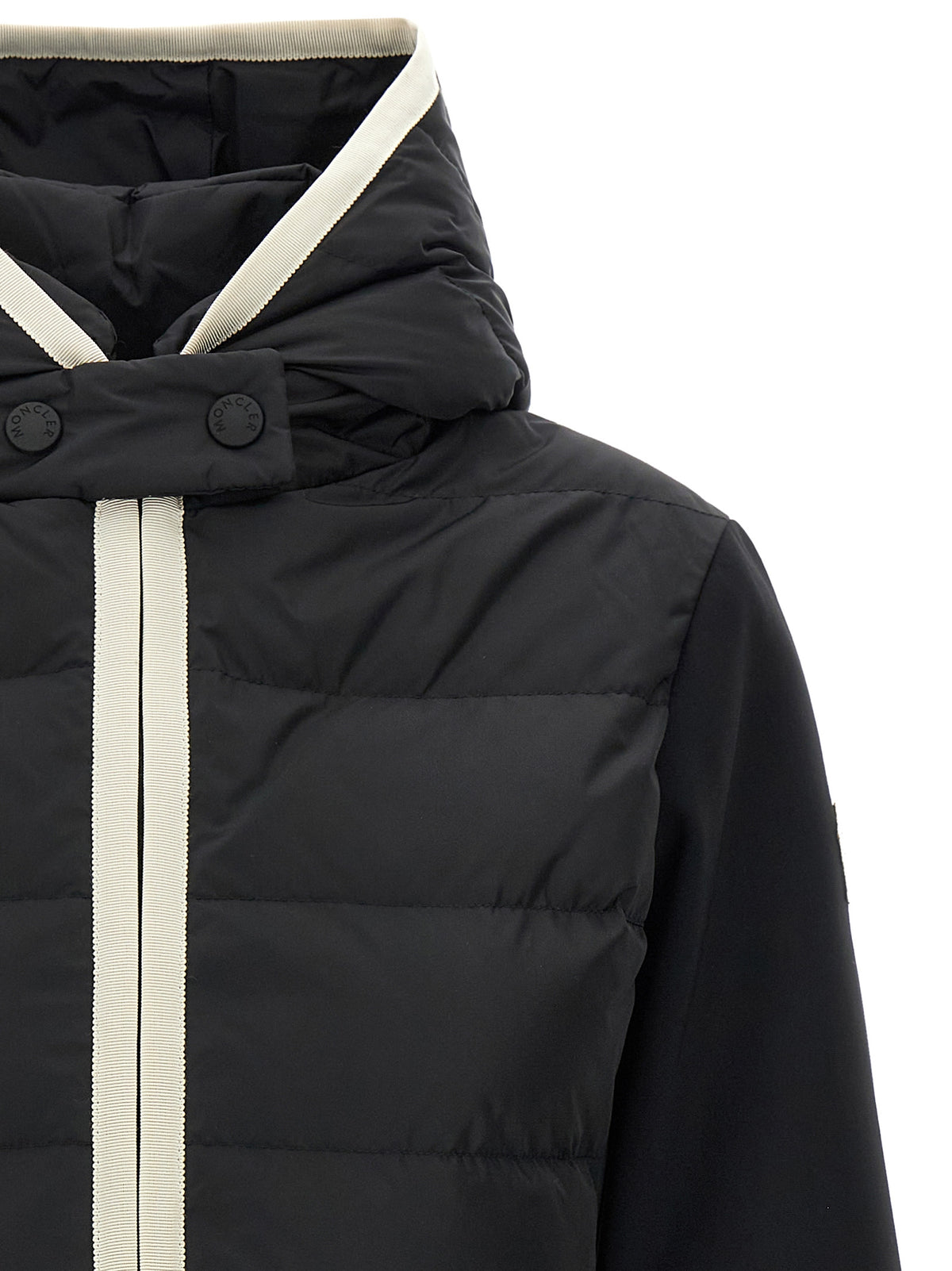 Moncler Grenoble Black Polyamide Cardigan