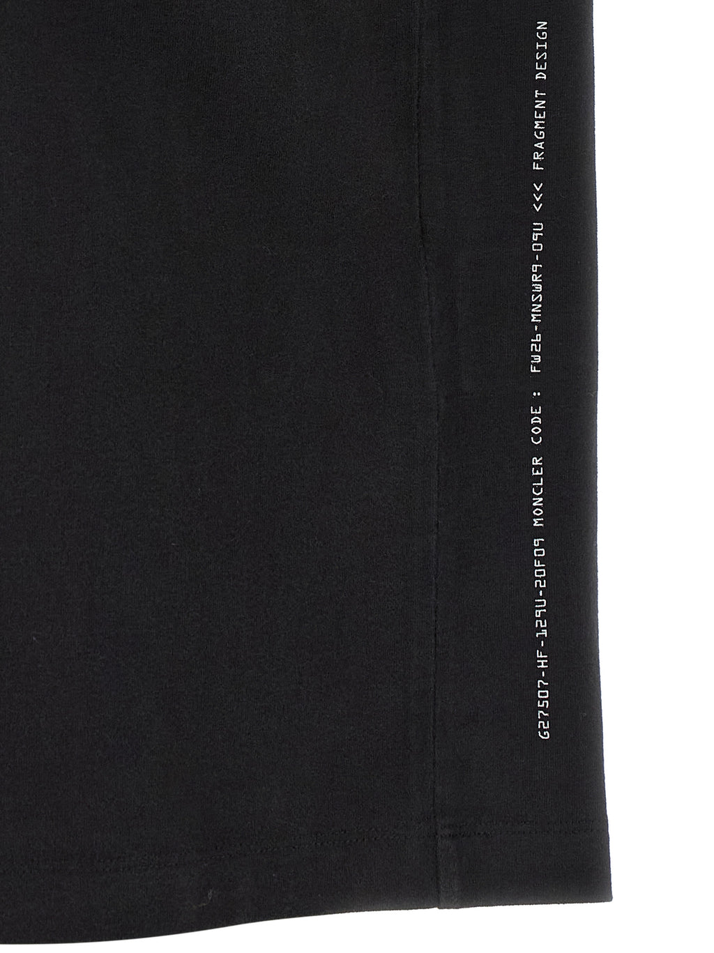 MONCLER GENIUS Black Cotton T-Shirt