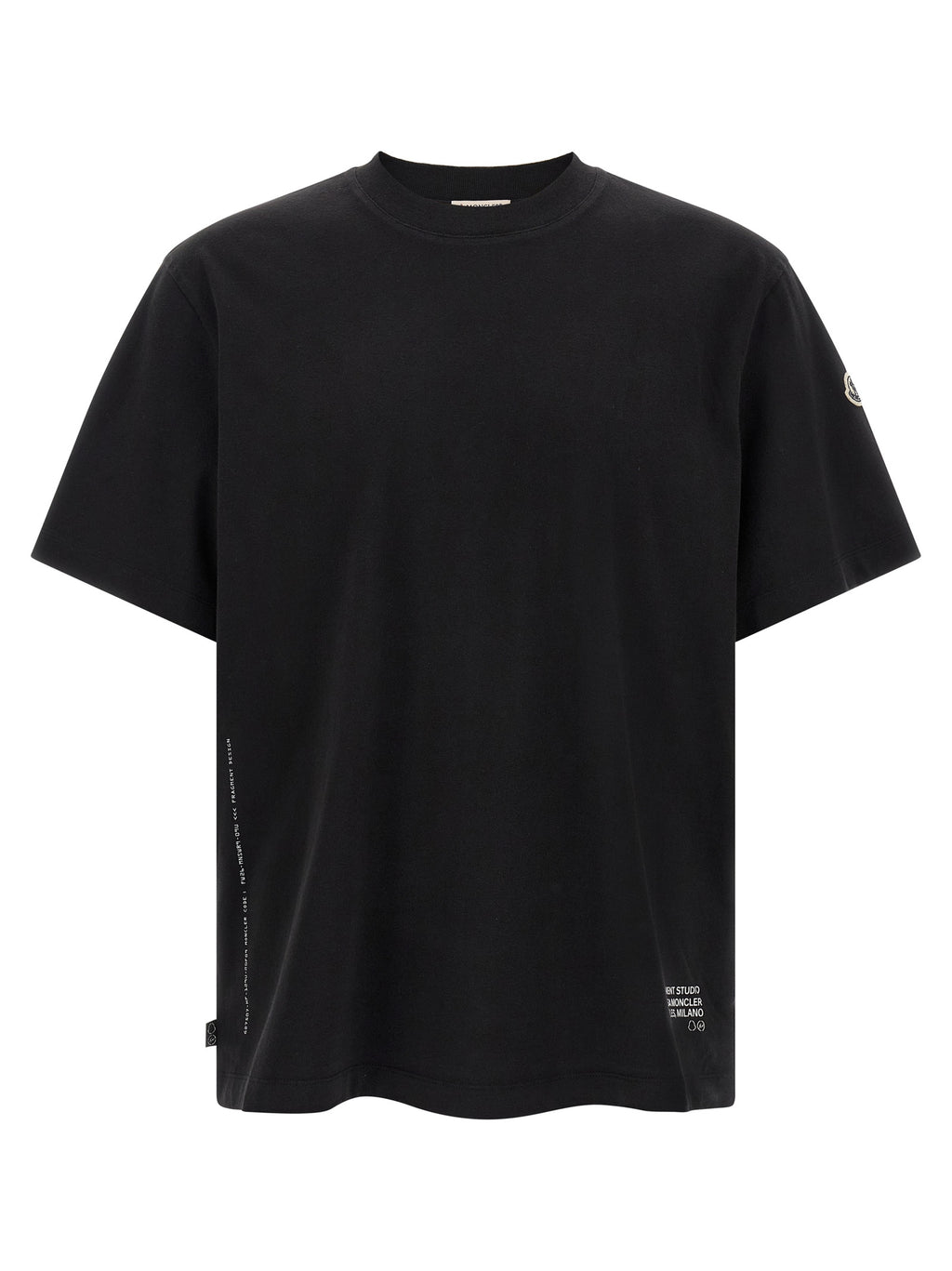 MONCLER GENIUS Black Cotton T-Shirt