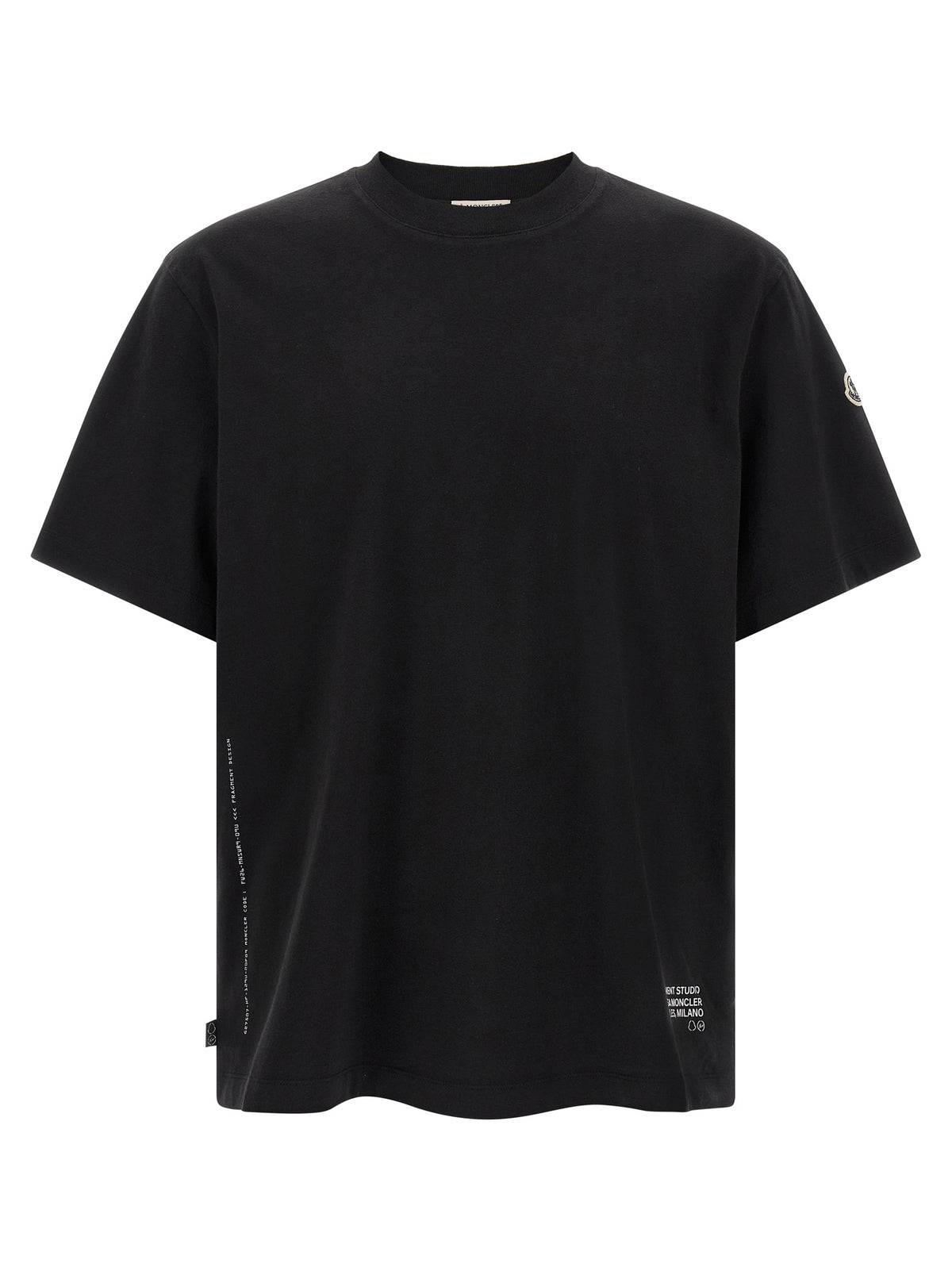 MONCLER GENIUS Black Cotton T-Shirt