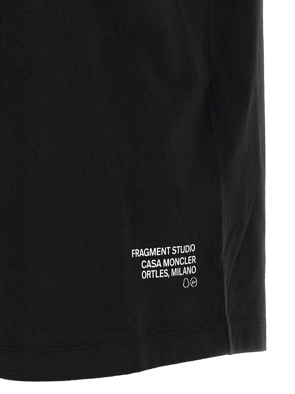 MONCLER GENIUS Black Cotton T-Shirt