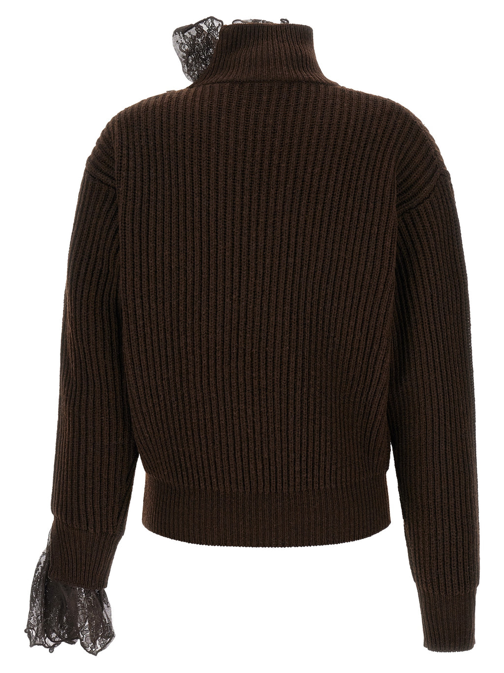 Giuseppe Di Morabito Brown Virgin Wool Cardigan
