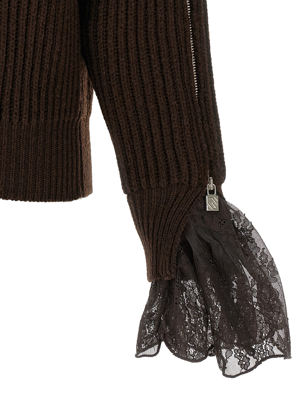 Giuseppe Di Morabito Brown Virgin Wool Cardigan