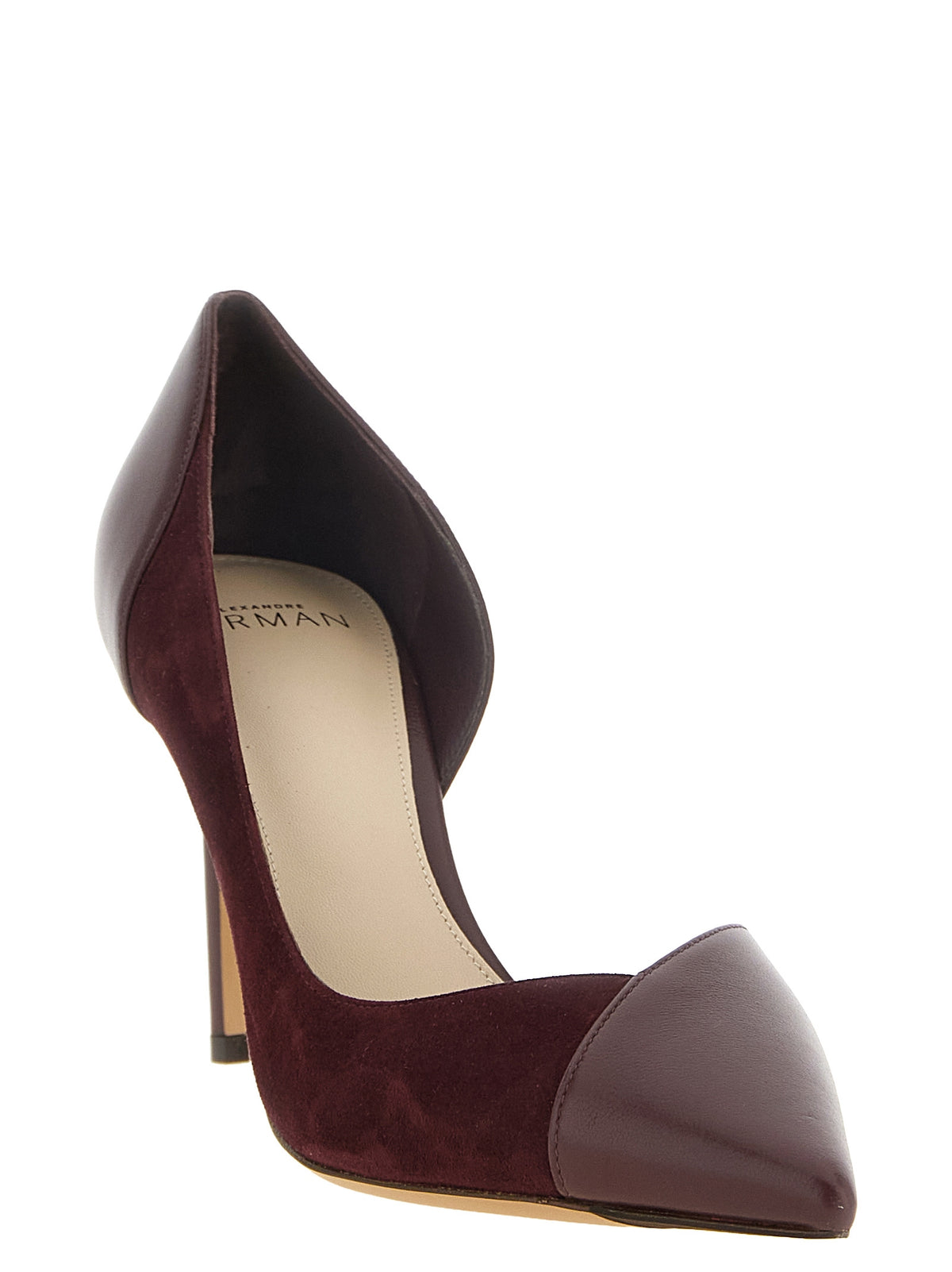 Alexandre Birman Red Calfskin High Heel Pumps