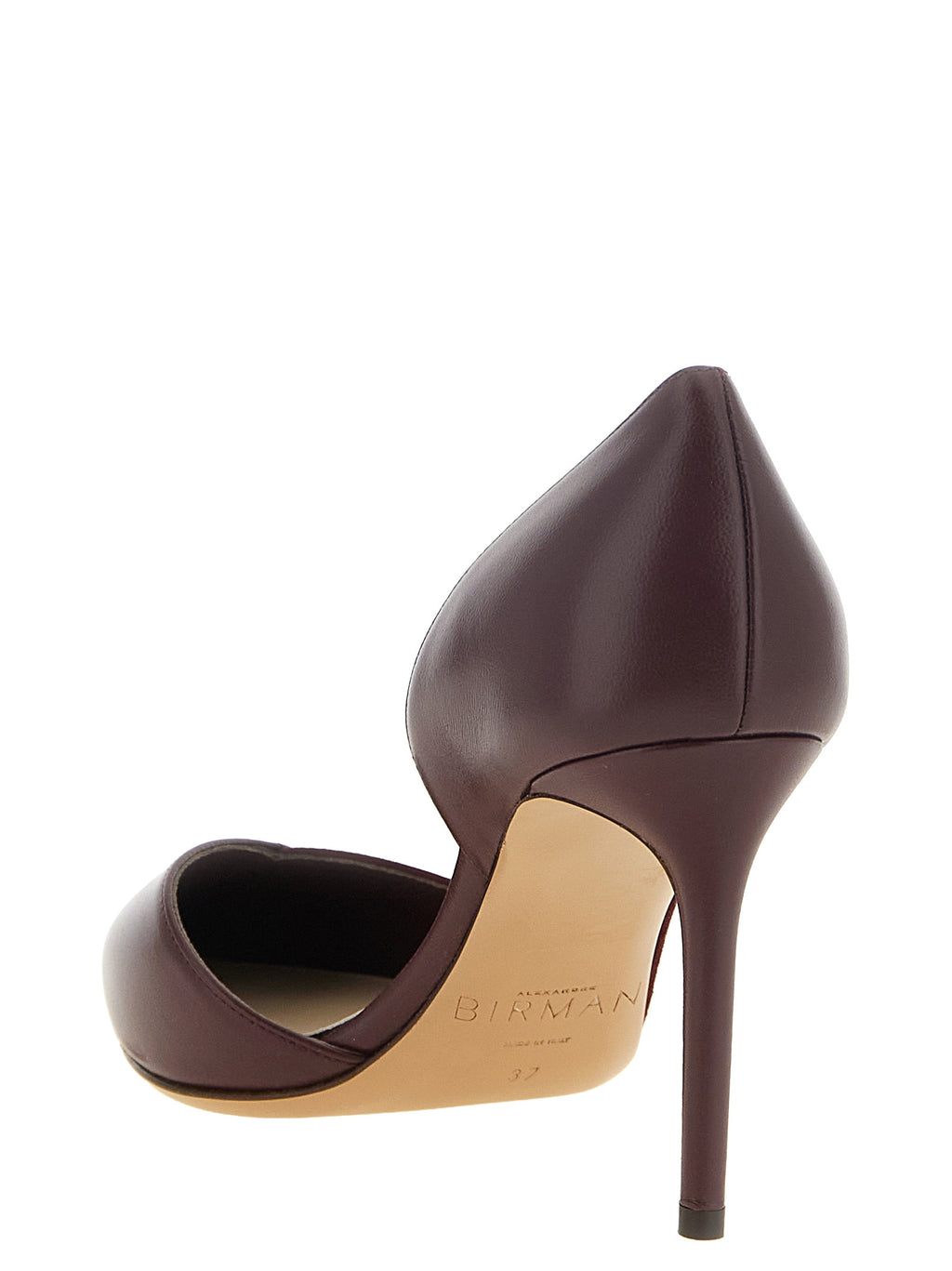 Alexandre Birman Red Calfskin High Heel Pumps