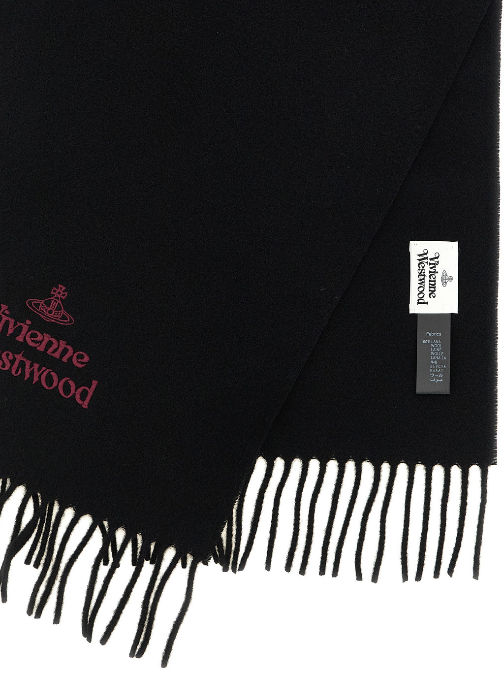 Vivienne Westwood Black Wool Foulard