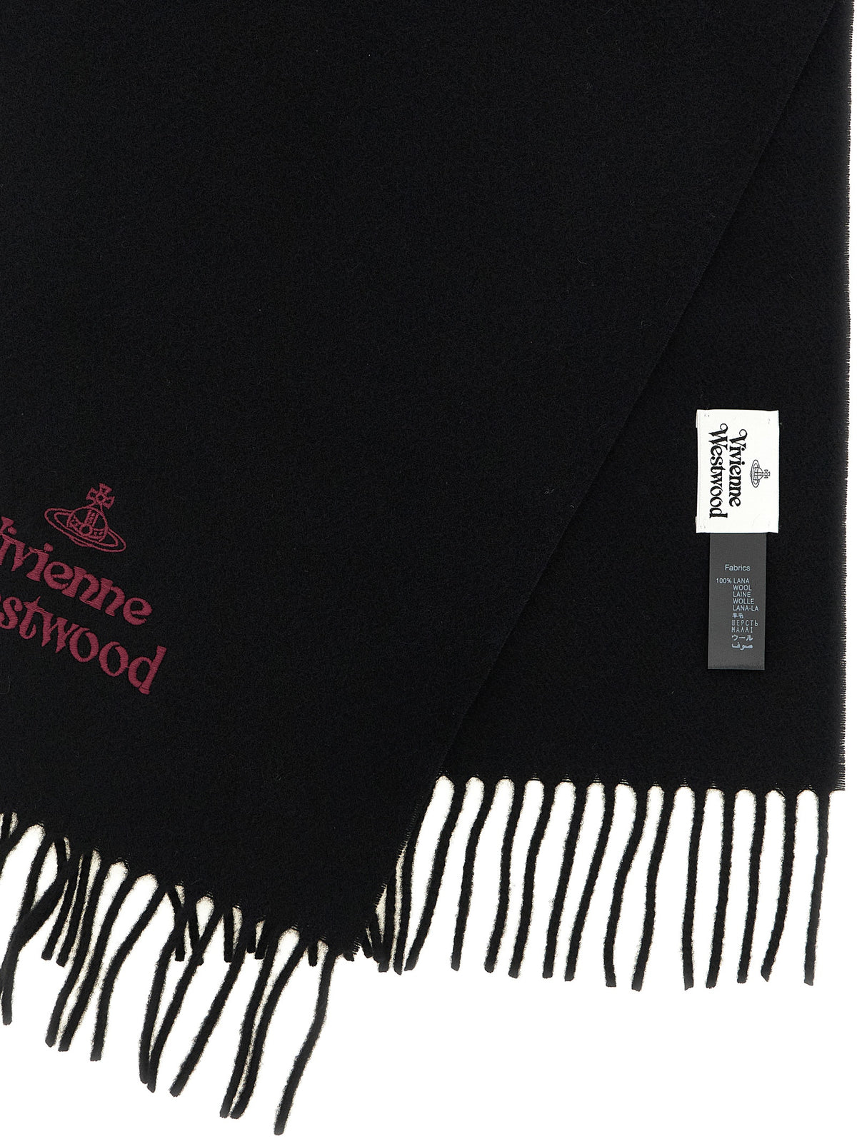 Vivienne Westwood Black Wool Foulard