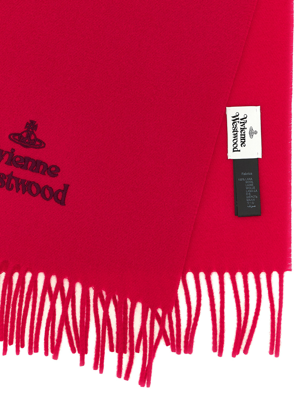 Vivienne Westwood Red Wool Foulard