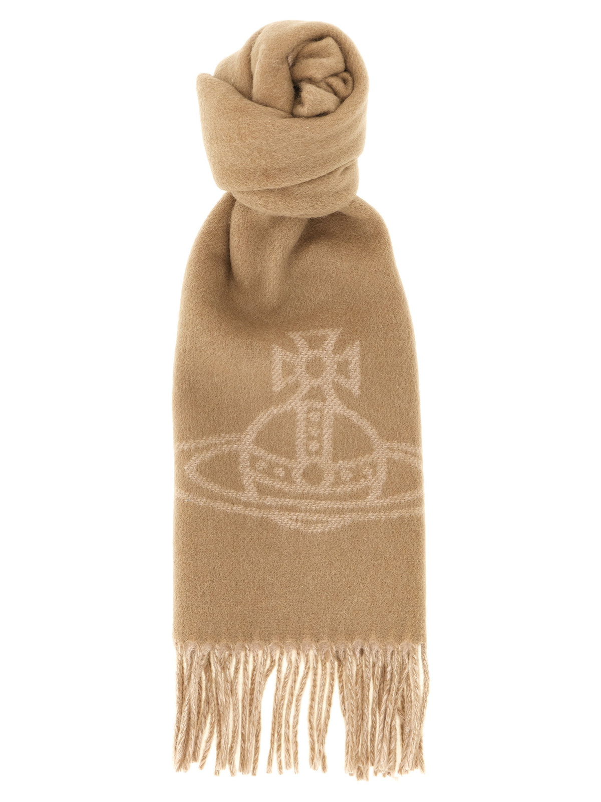 Vivienne Westwood Beige Wool Foulard