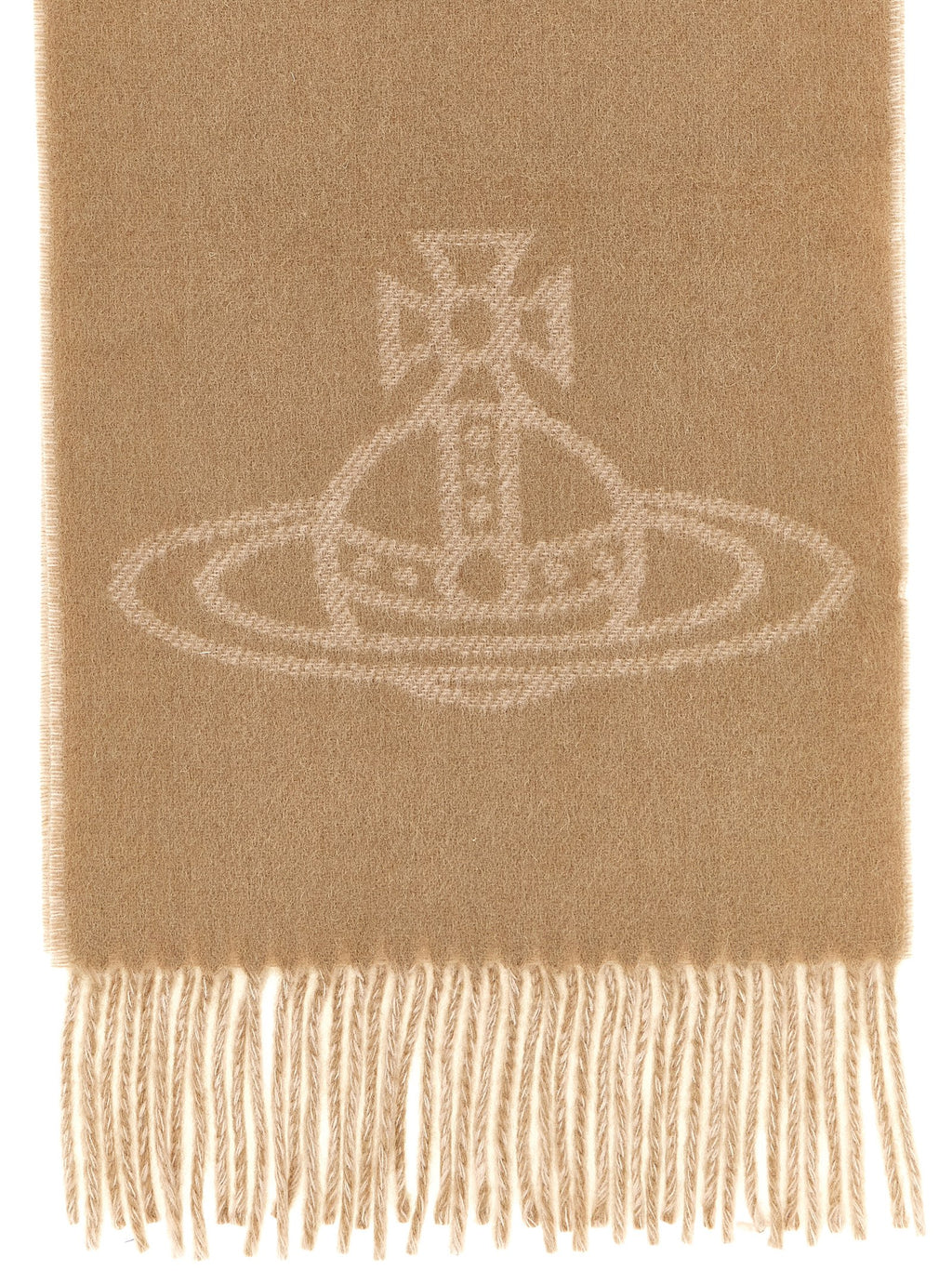 Vivienne Westwood Beige Wool Foulard