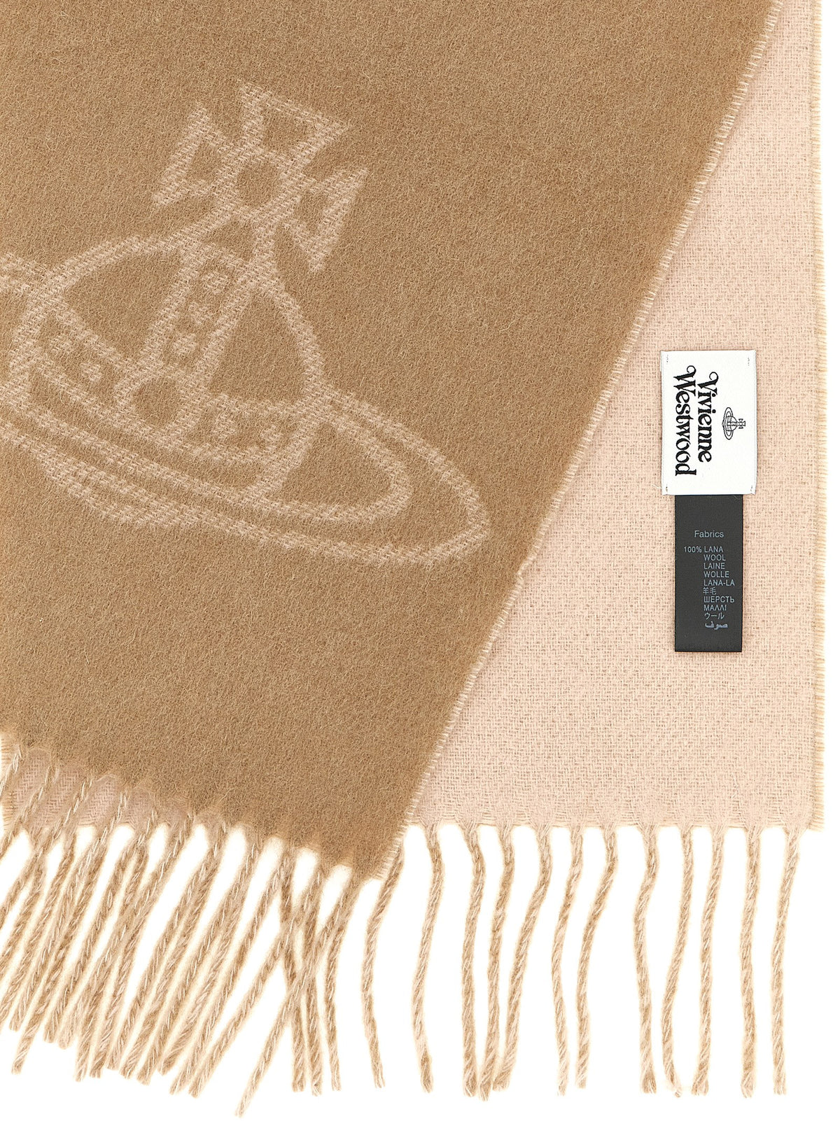 Vivienne Westwood Beige Wool Foulard