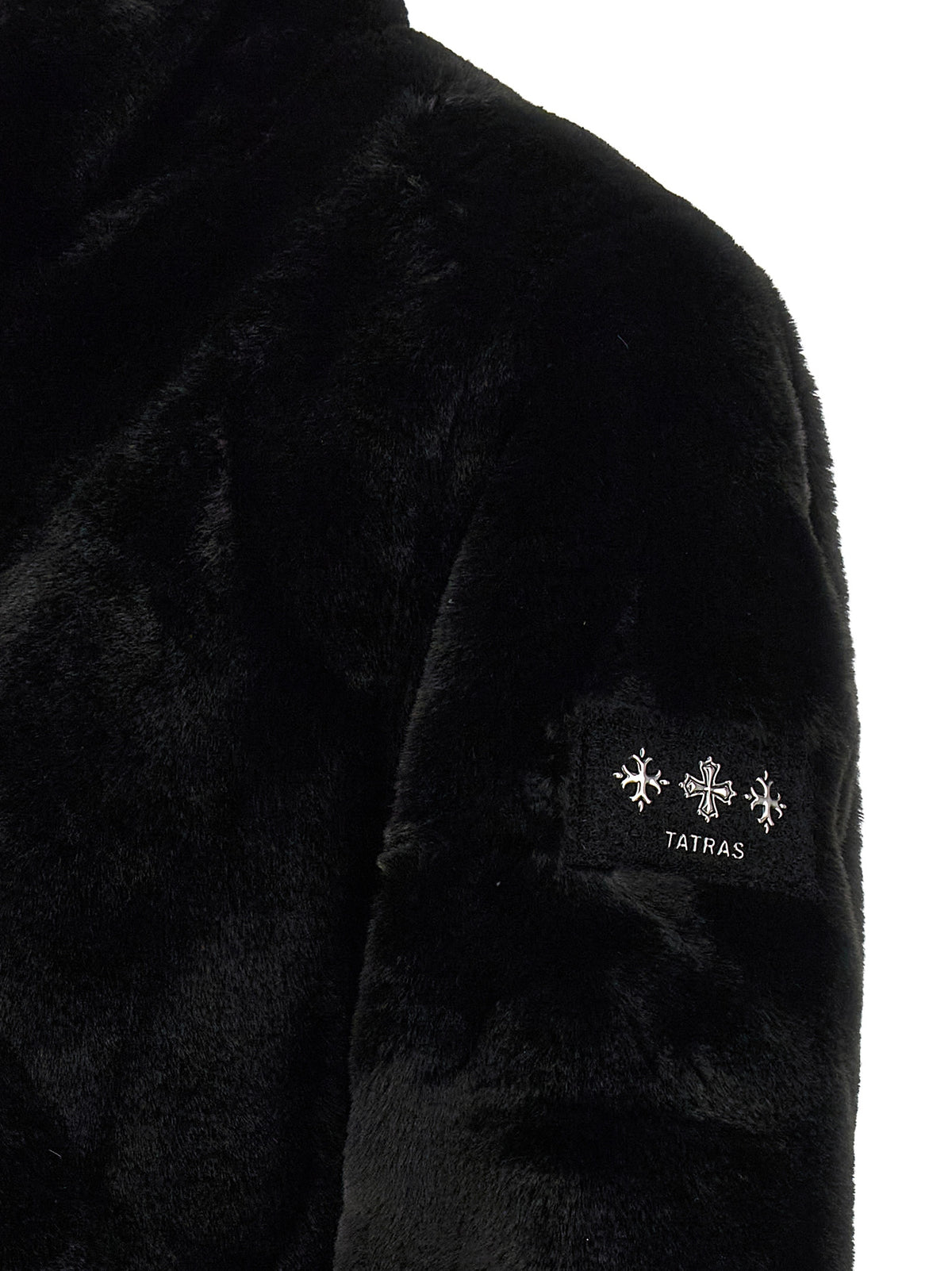 Tatras Black Polyester Full-Length Jacket