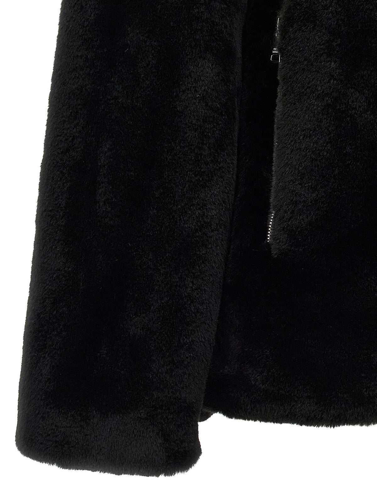 Tatras Black Polyester Full-Length Jacket