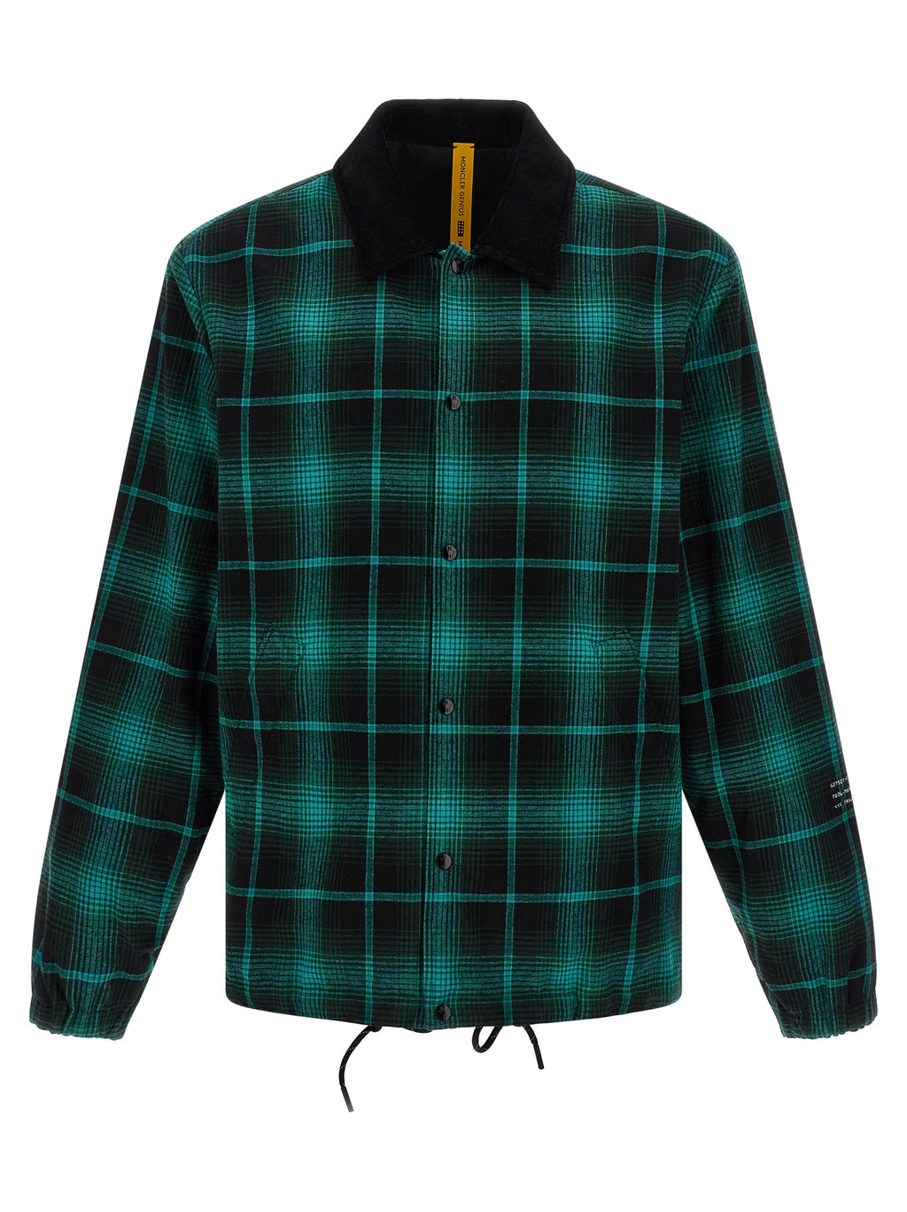 MONCLER GENIUS Bicolor Cotton Full-Length Jacket