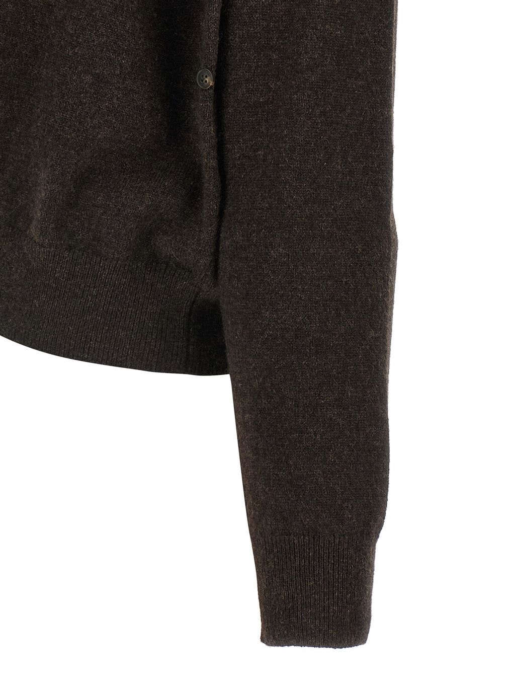 Yves Salomon Brown Cashmere Cardigan