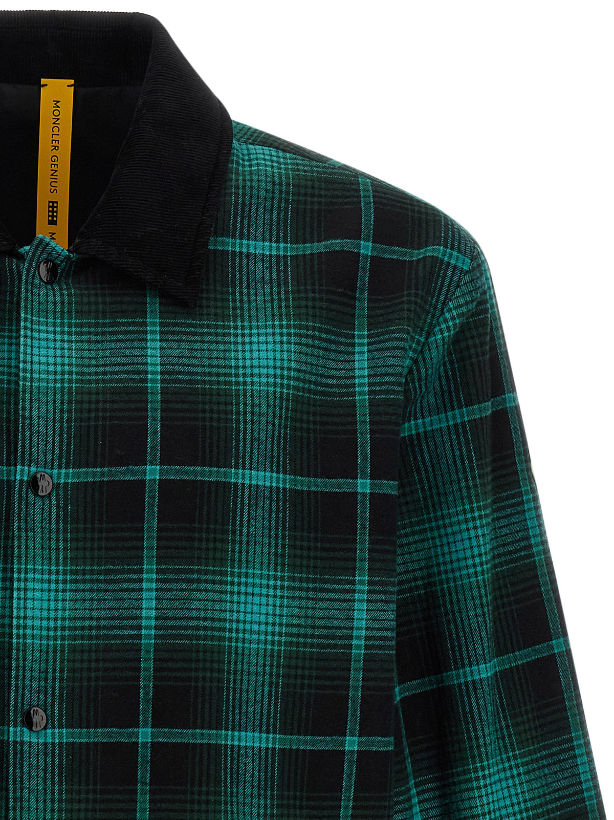 MONCLER GENIUS Bicolor Cotton Full-Length Jacket