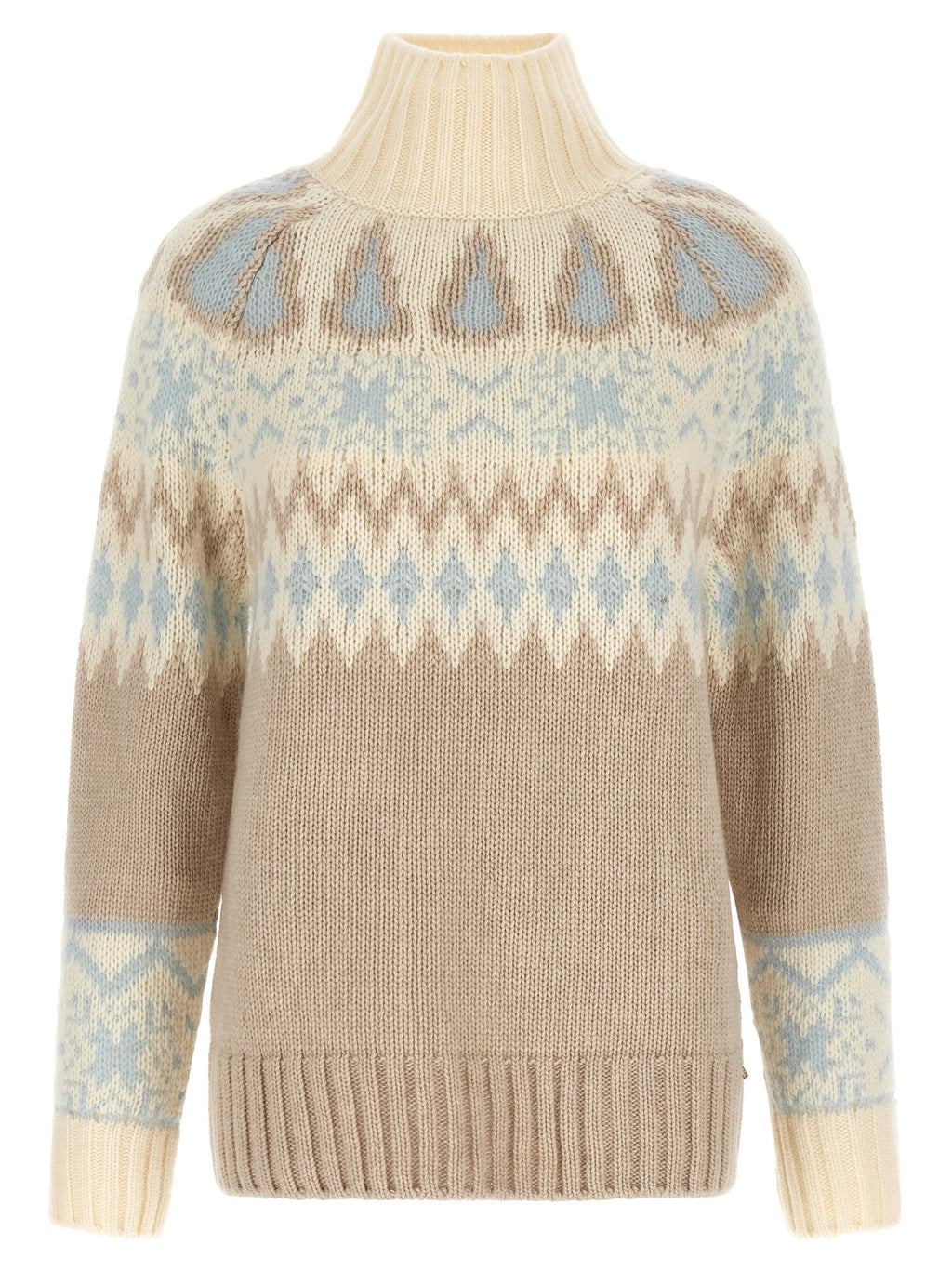Herno Beige Wool Cardigan