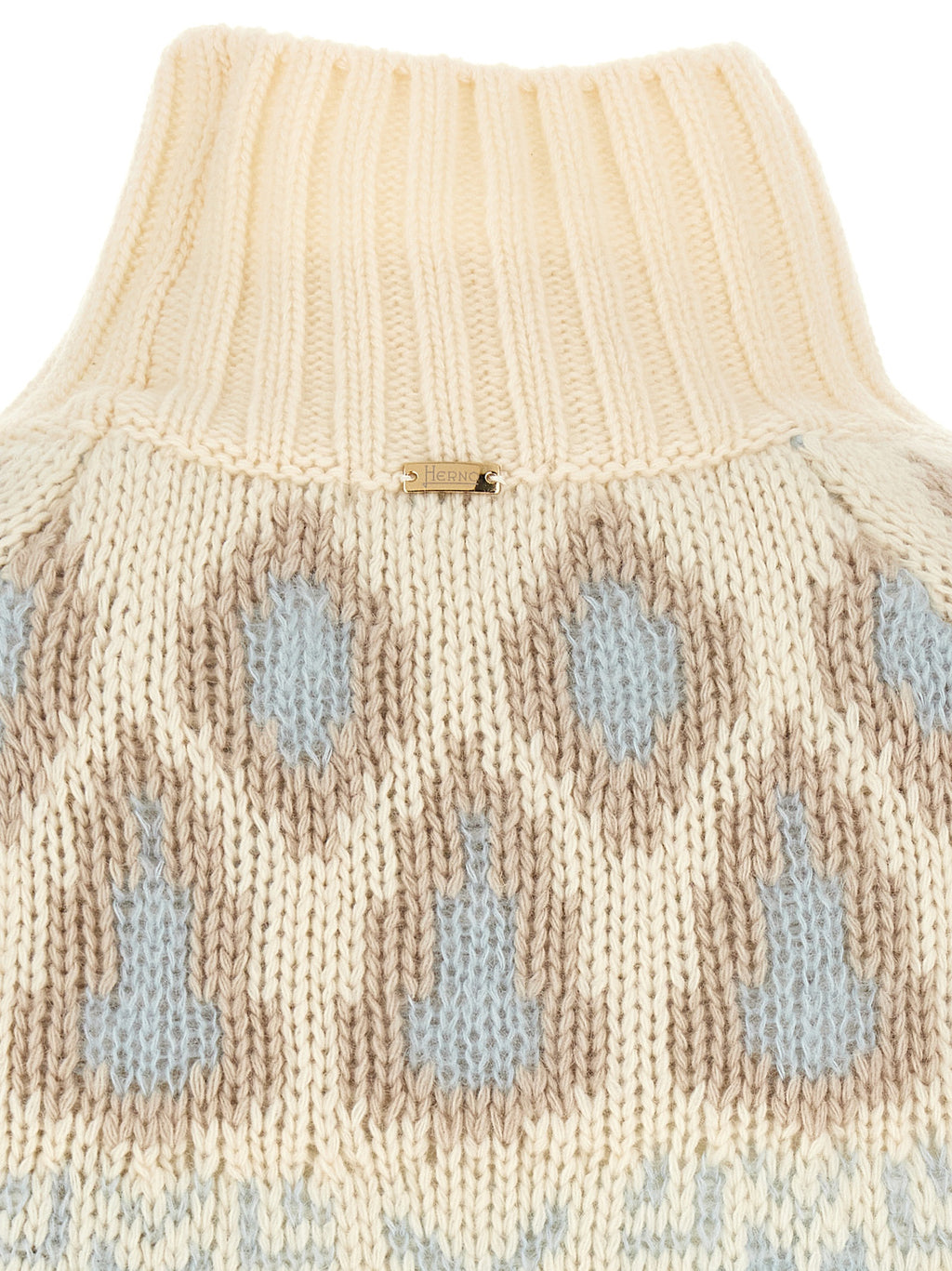 Herno Beige Wool Cardigan