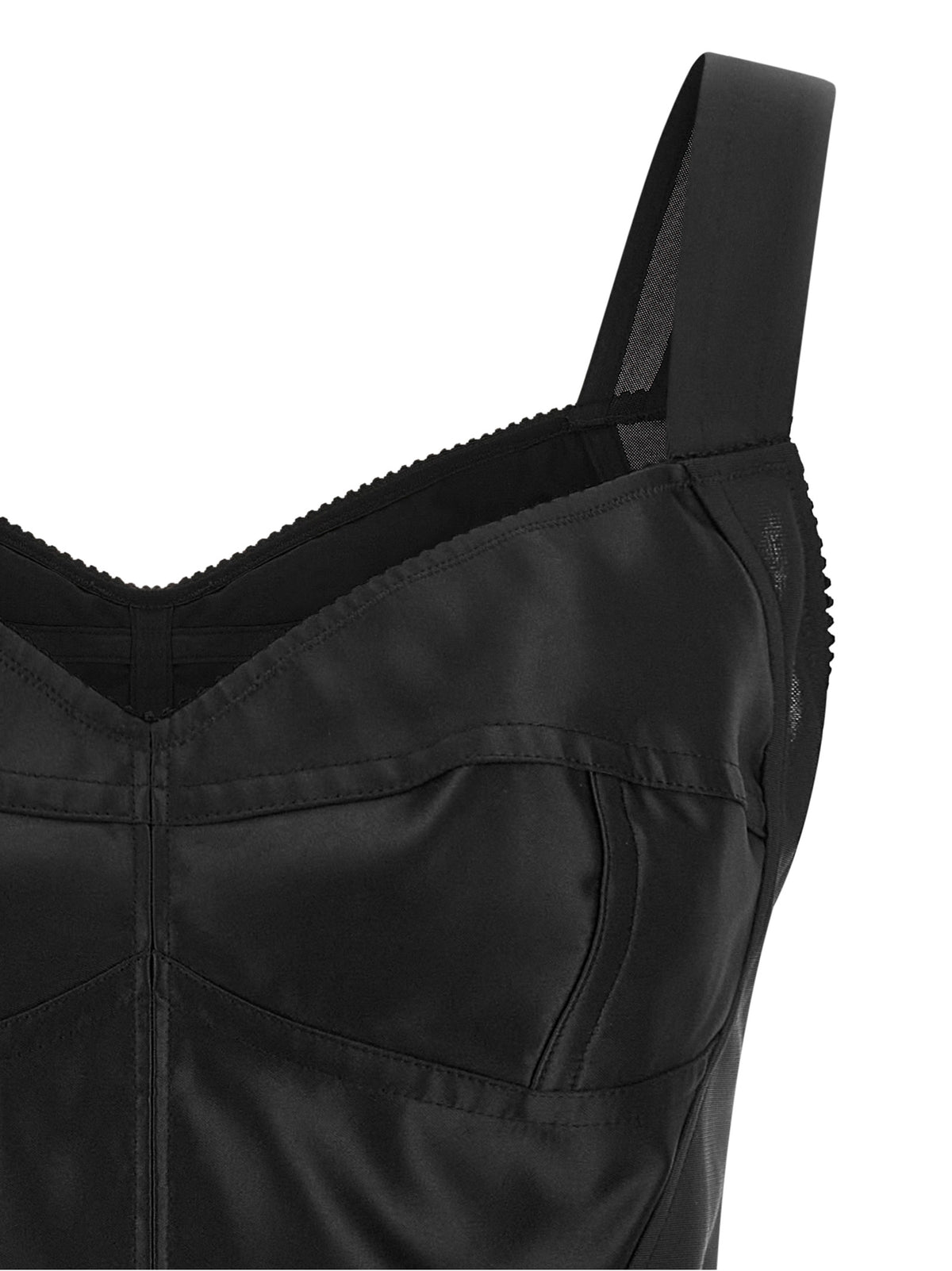 Dolce & Gabbana Black Polyamide Tank Tops