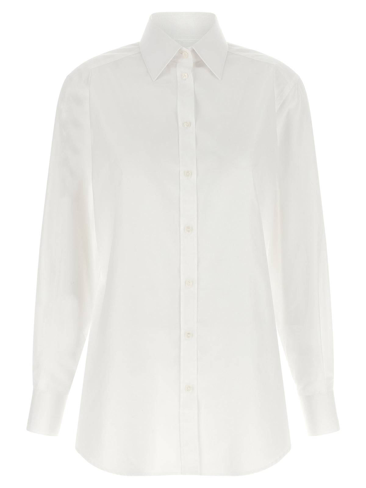 Dolce & Gabbana White Cotton Blouse