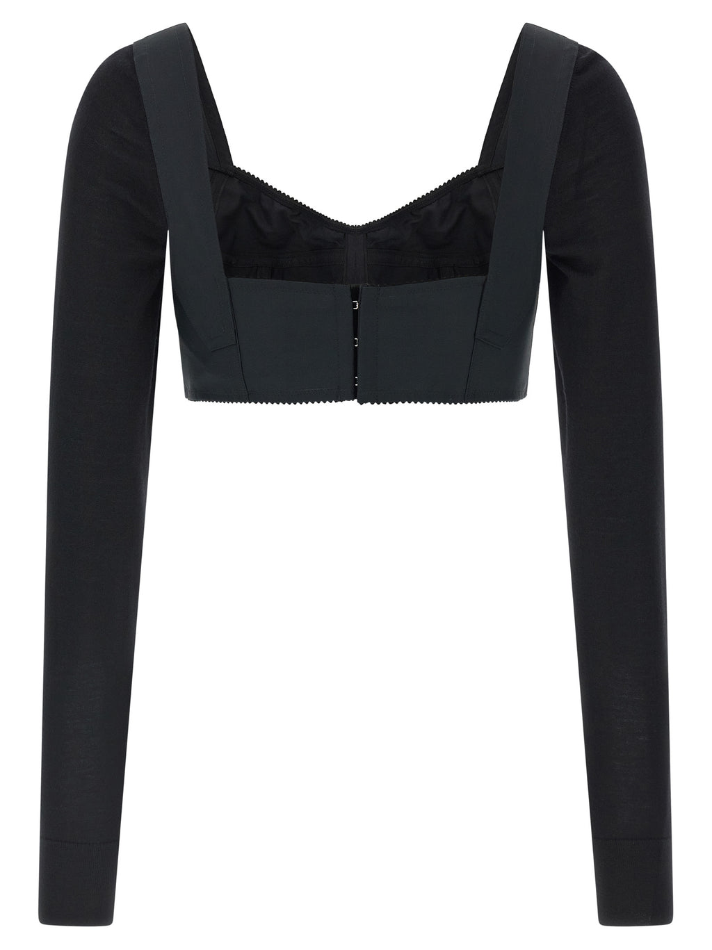 Dolce & Gabbana Black Polyester Tank Tops