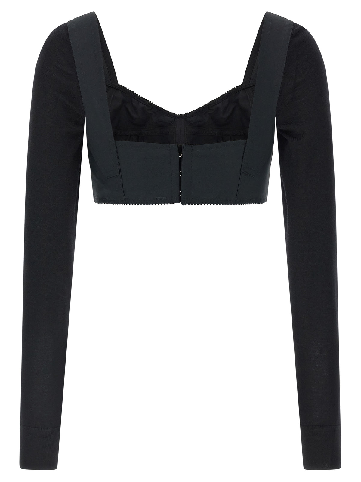 Dolce & Gabbana Black Polyester Tank Tops