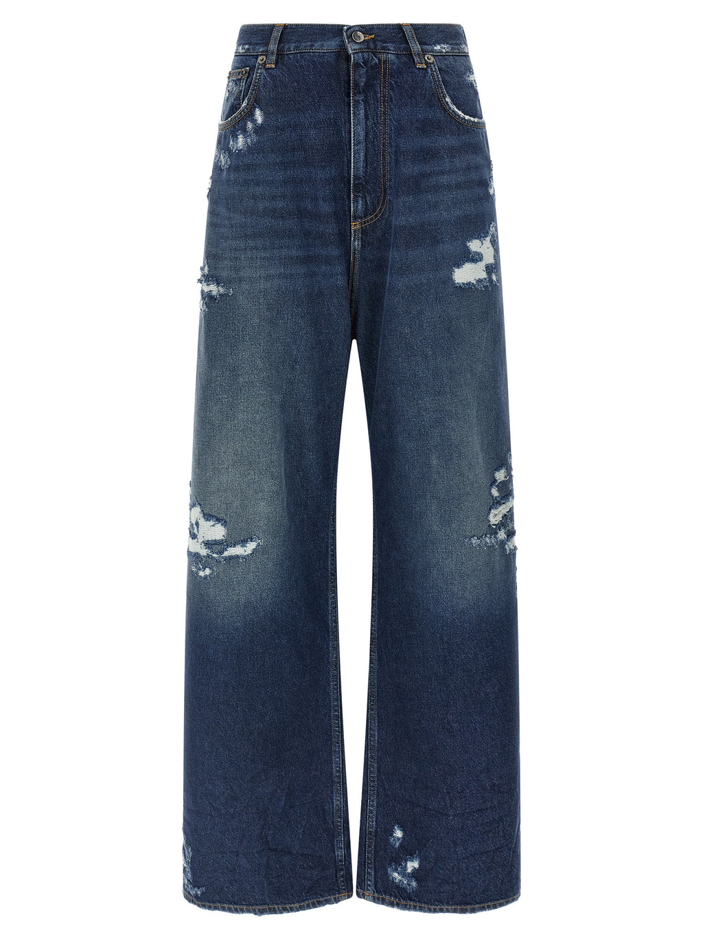 Dolce & Gabbana Blue Cotton Jeans Denim