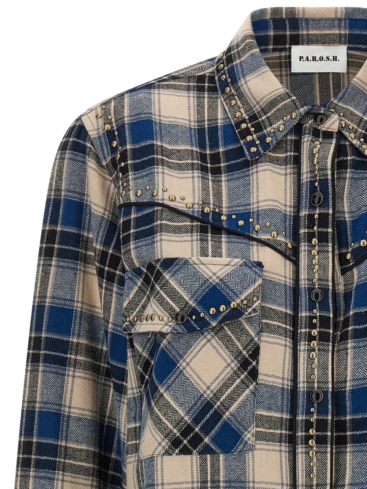 P.A.R.O.S.H. Multicolor Cotton Blouse