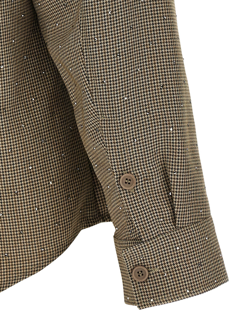 P.A.R.O.S.H. Brown Polyester Blouse
