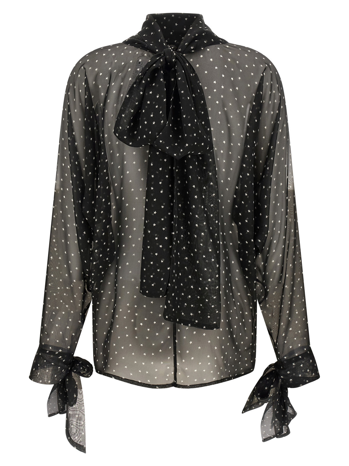 P.A.R.O.S.H. Black Polyester Blouse