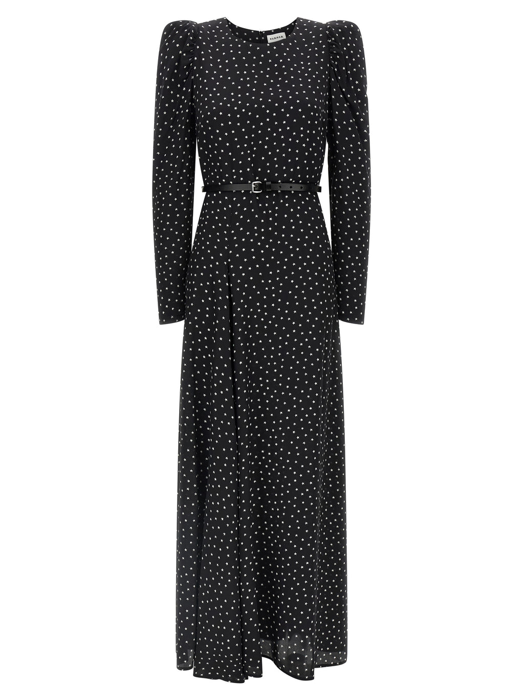 P.A.R.O.S.H. Black Silk Long Dress