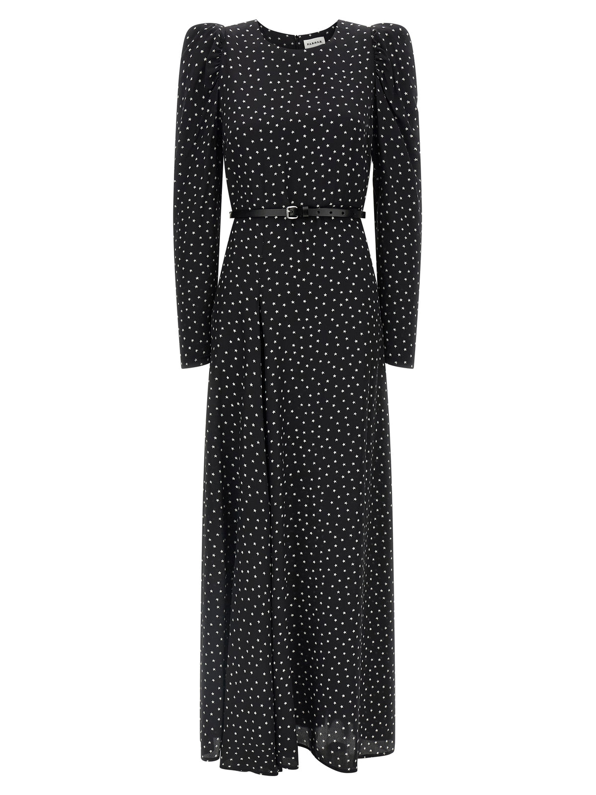P.A.R.O.S.H. Black Silk Long Dress