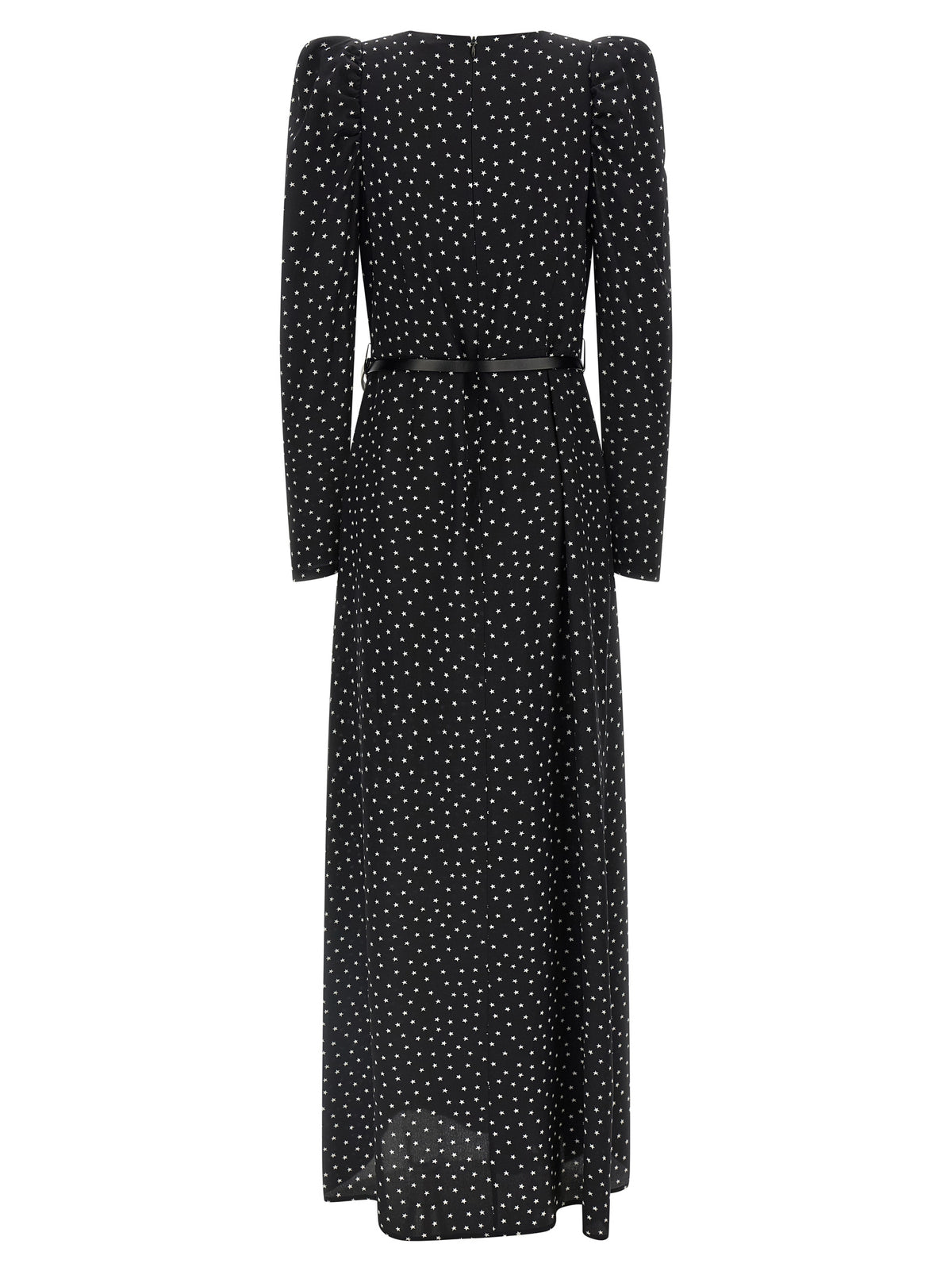 P.A.R.O.S.H. Black Silk Long Dress