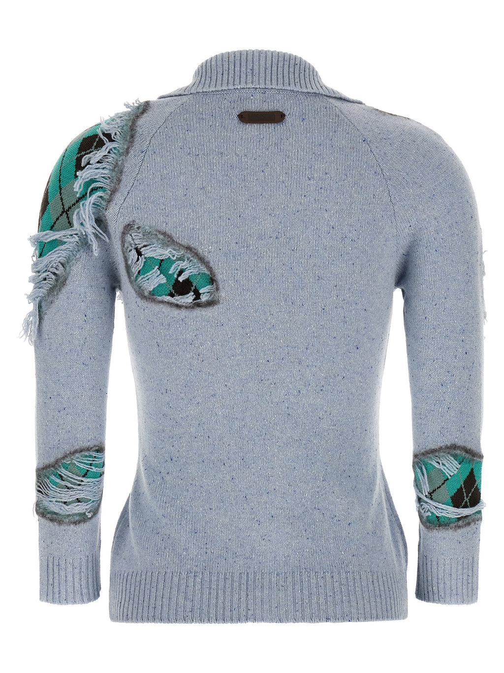Moschino Blue Wool Cardigan