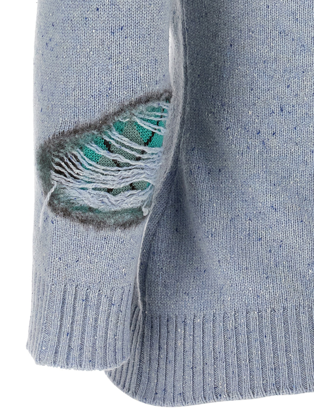 Moschino Blue Wool Cardigan