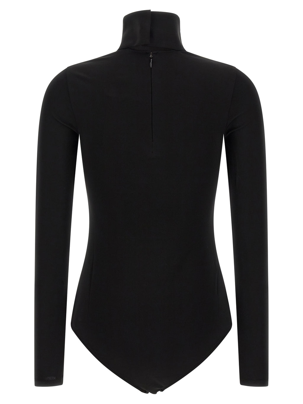 Courrèges Black Viscose Bodysuit