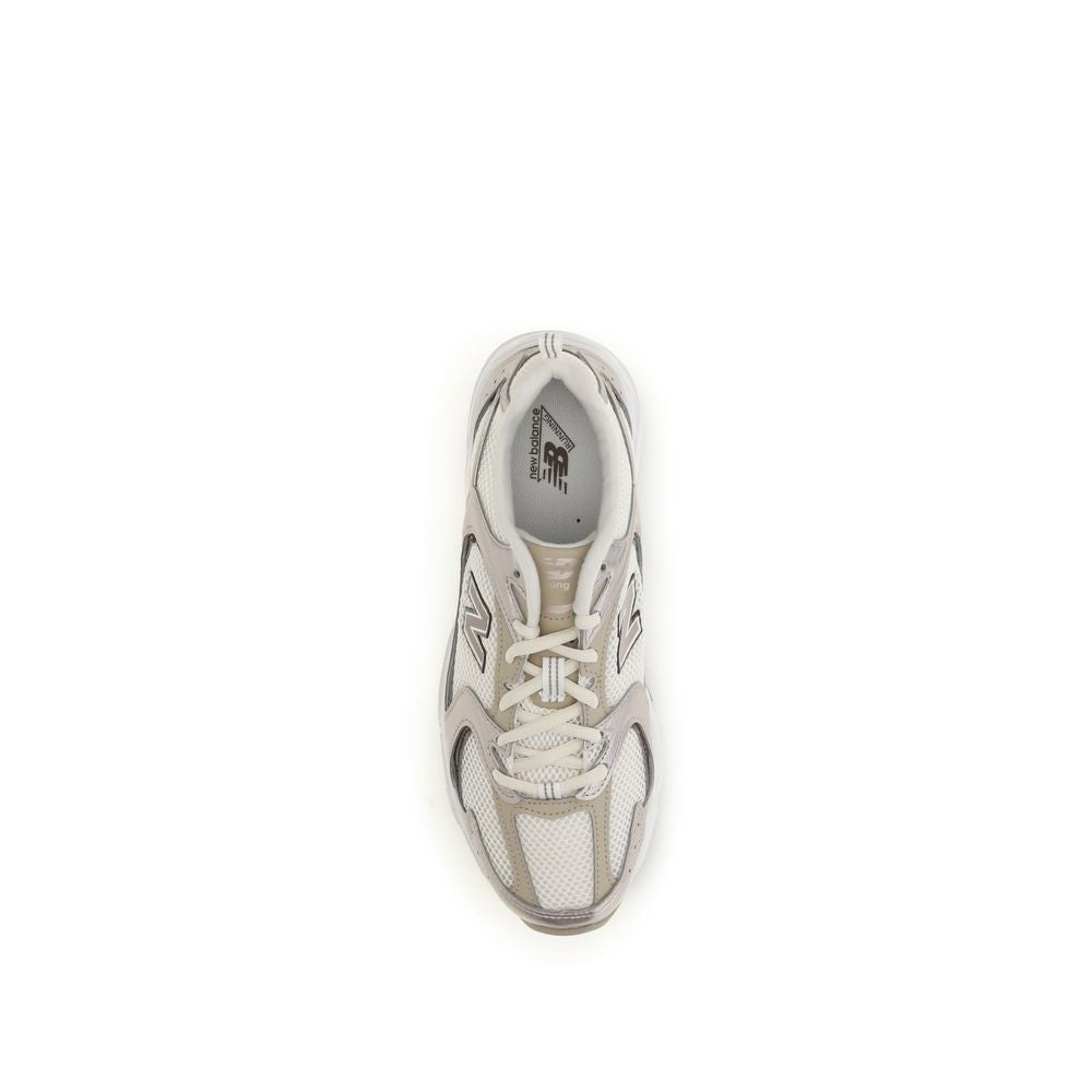 New Balance Beige Fabric Athletic Sneakers