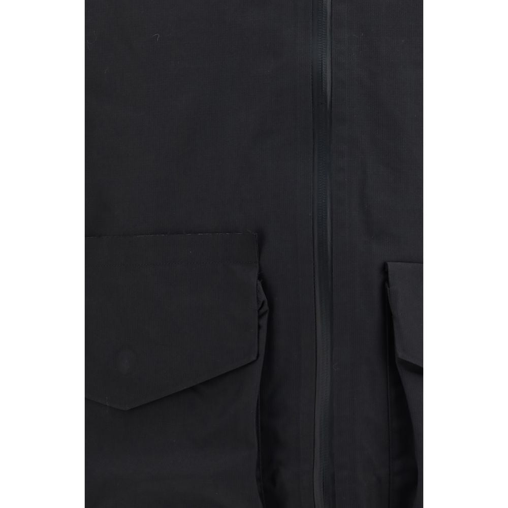 Y-3 Black Polyethylene Shell Jacket