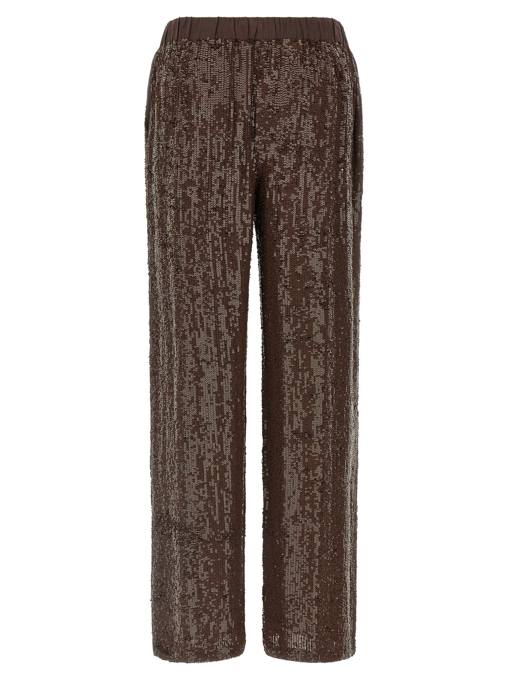 P.A.R.O.S.H. Brown Viscose Dress Pants