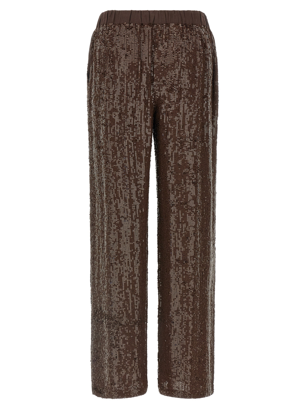 P.A.R.O.S.H. Brown Viscose Dress Pants