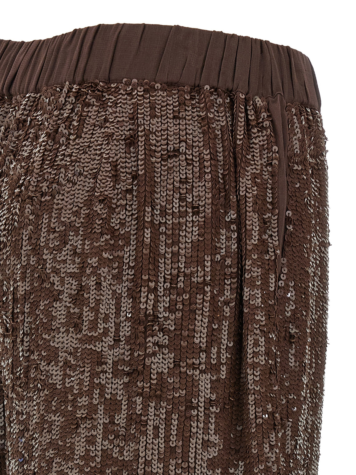 P.A.R.O.S.H. Brown Viscose Dress Pants