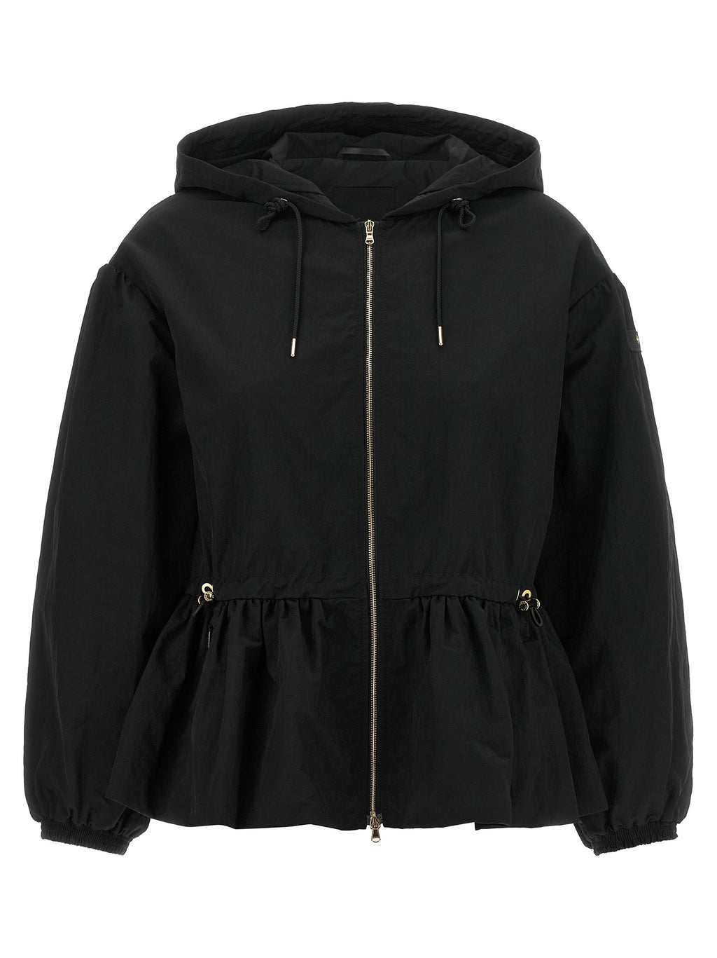 Tatras Black Nylon Full-Length Jacket