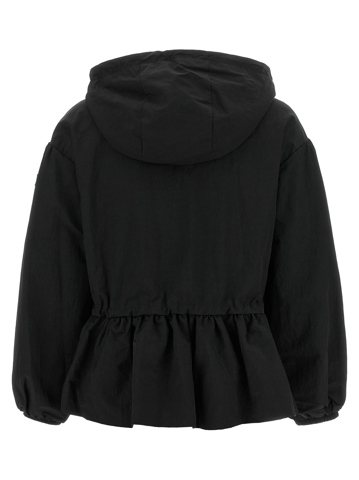 Tatras Black Nylon Full-Length Jacket