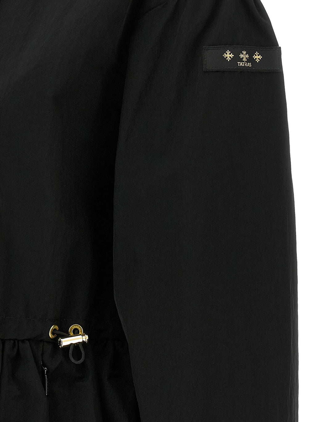 Tatras Black Nylon Full-Length Jacket