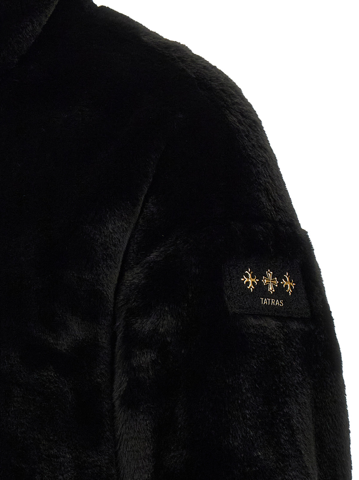 Tatras Black Polyester Full-Length Jacket