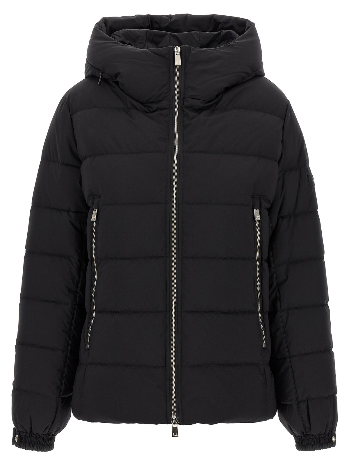 Tatras Black Nylon Full-Length Jacket